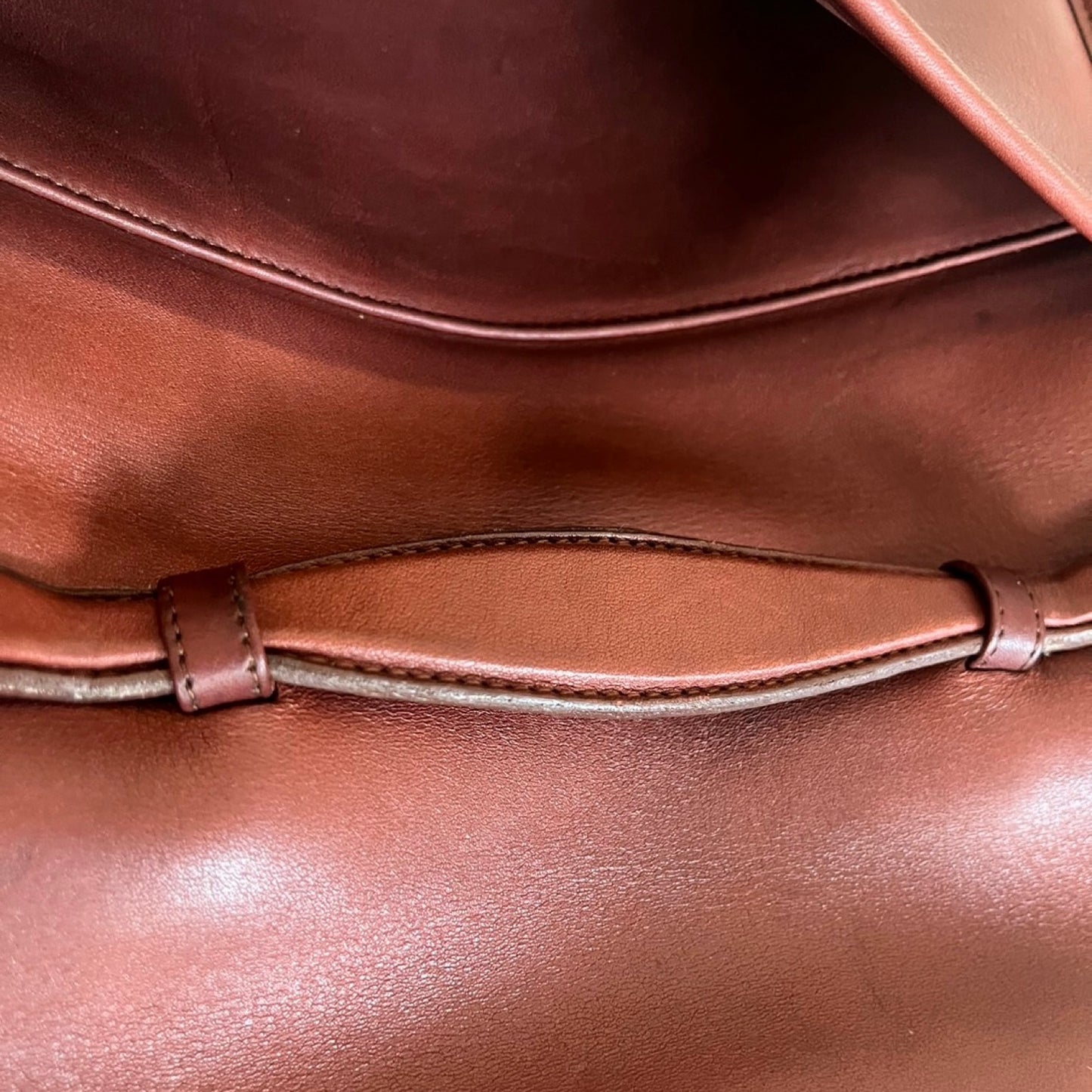 RARE Vintage Coach Court Bag 9870 Burgundy Leather Made In USA No Fees US Only