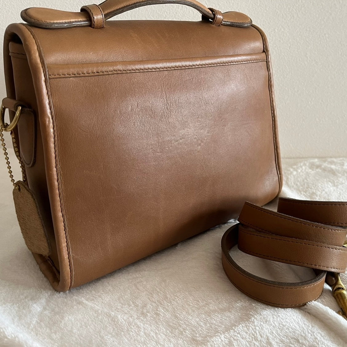 Coach 9870 Brown Court Bag Satchel/Crossbody – Vintage – No Extra Fees US Only