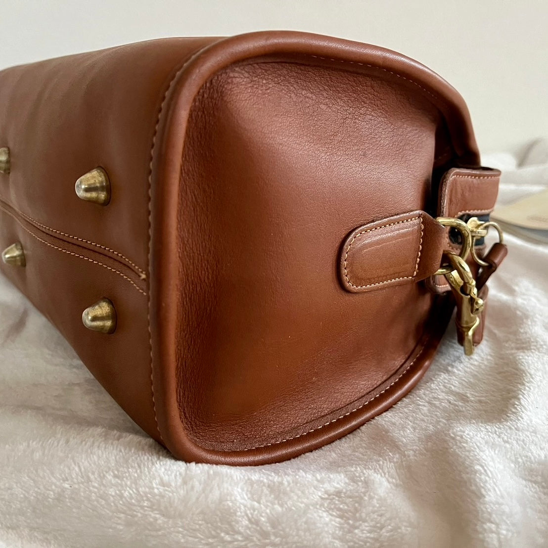 Coach 1166-300 Vintage Broadway Satchel Speedy Doctor Bag UK Tan – US No Fees