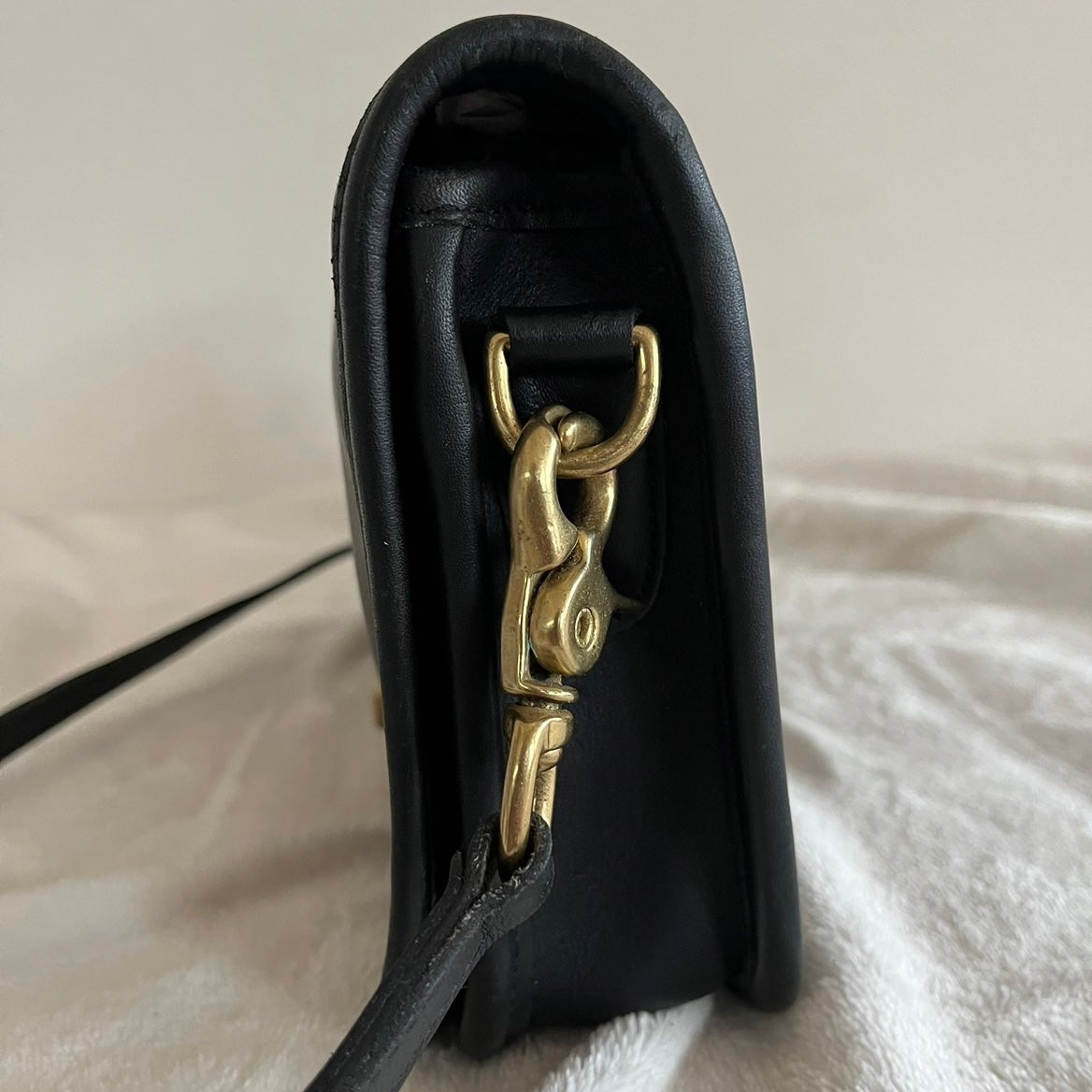VTG Coach 9755 Black Leather Penny Pocket Crossbody Bag – No Extra Fees US Only