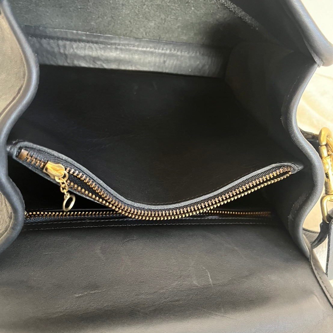 VTG Coach 9977 Navy Blue Manor Crossbody Shoulder Satchel Bag–No Extra Fees US Only