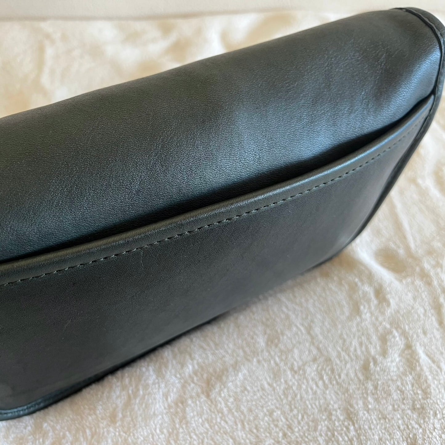 VTG Coach 9755 Green Leather Penny Pocket Purse Crossbody-No Extra Fees US Only