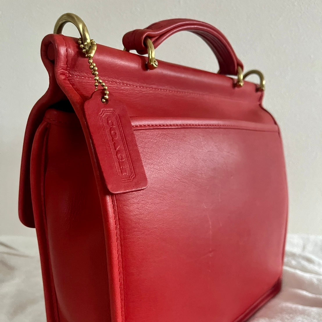 VTG Coach 9927 Red WILLIS Shoulder Bag – All Duties & Taxes Included (US Only)