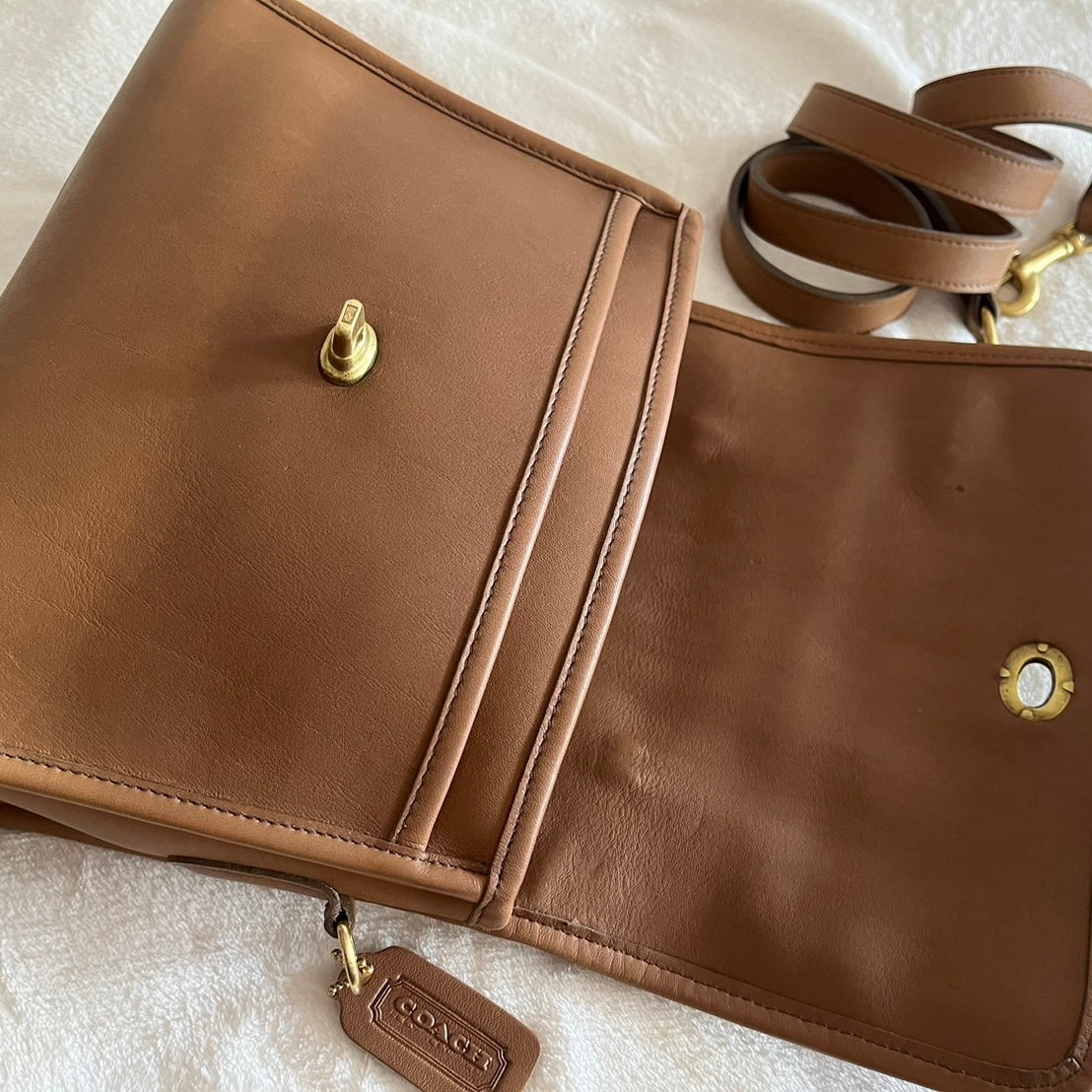 Coach 9870 Brown Court Bag Satchel/Crossbody – Vintage – No Extra Fees US Only
