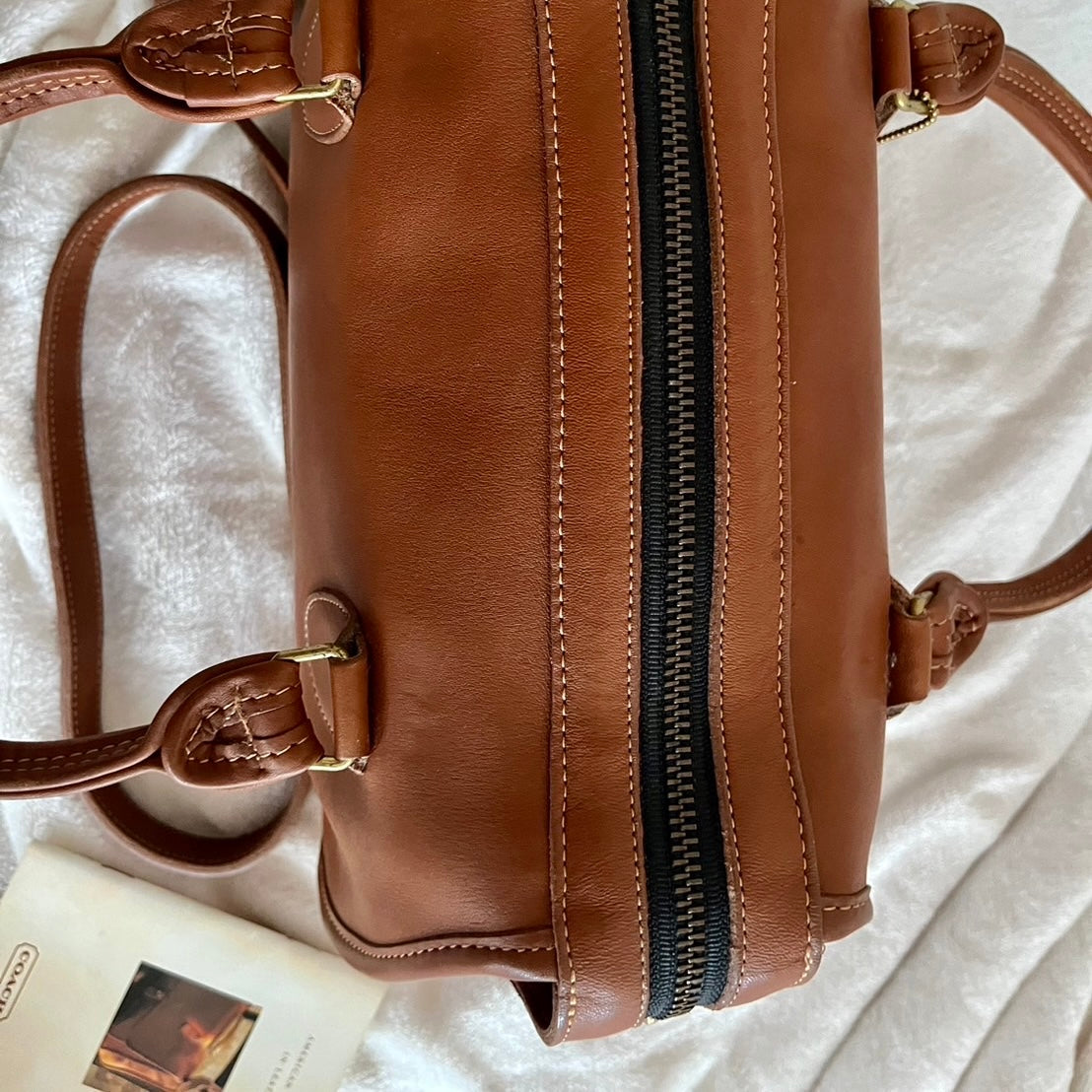 Coach 1166-300 Vintage Broadway Satchel Speedy Doctor Bag UK Tan – US No Fees