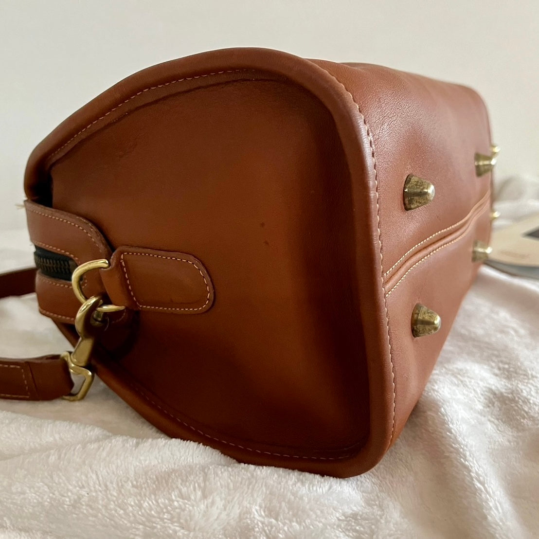 Coach 1166-300 Vintage Broadway Satchel Speedy Doctor Bag UK Tan – US No Fees