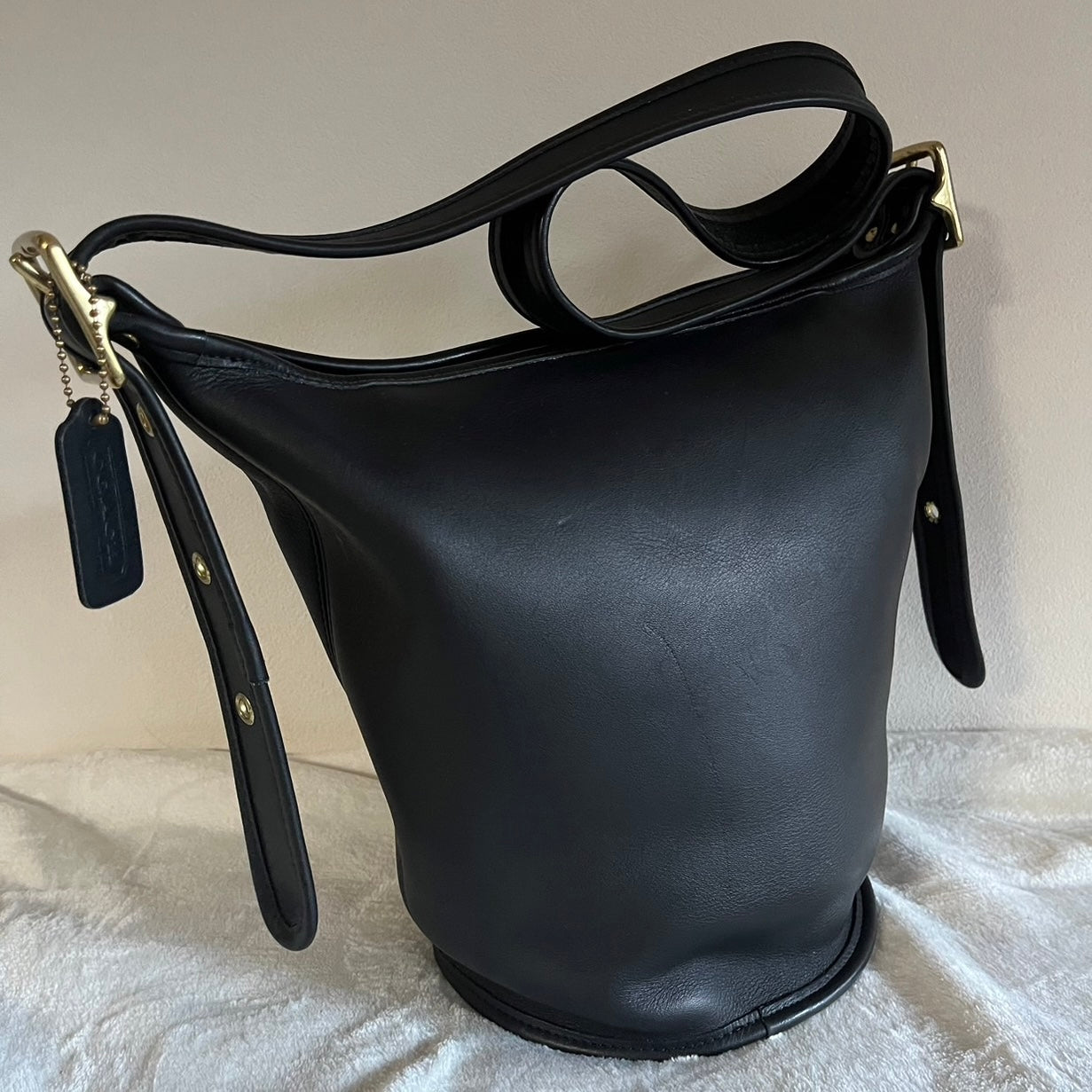 Coach 9953 Black Leather Duffle – Helen Berg’s Legacy – No Extra Fees US Only