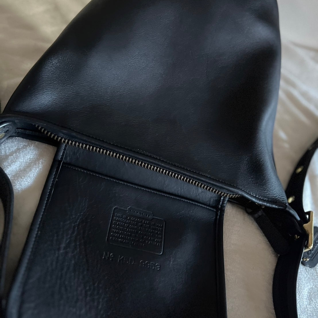 Coach 9953 Black Leather Duffle – Helen Berg’s Legacy – No Extra Fees US Only
