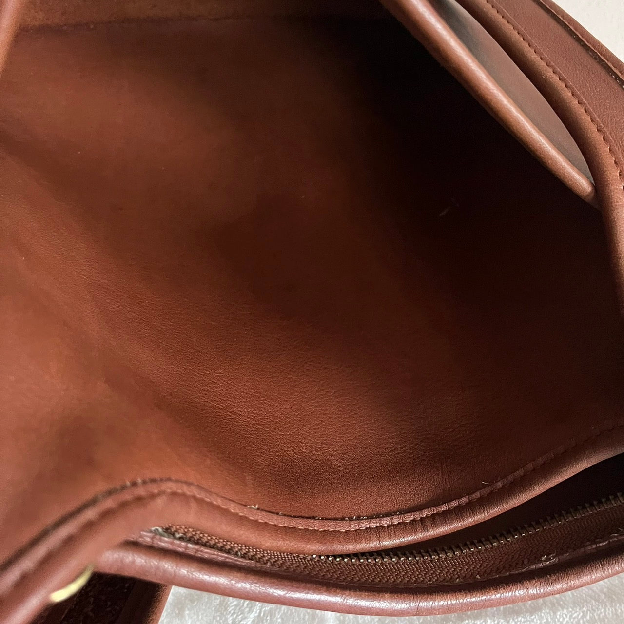 VTG Coach 9966 British Tan Leather Legacy Zip Crossbody Bag – No Fees US Only