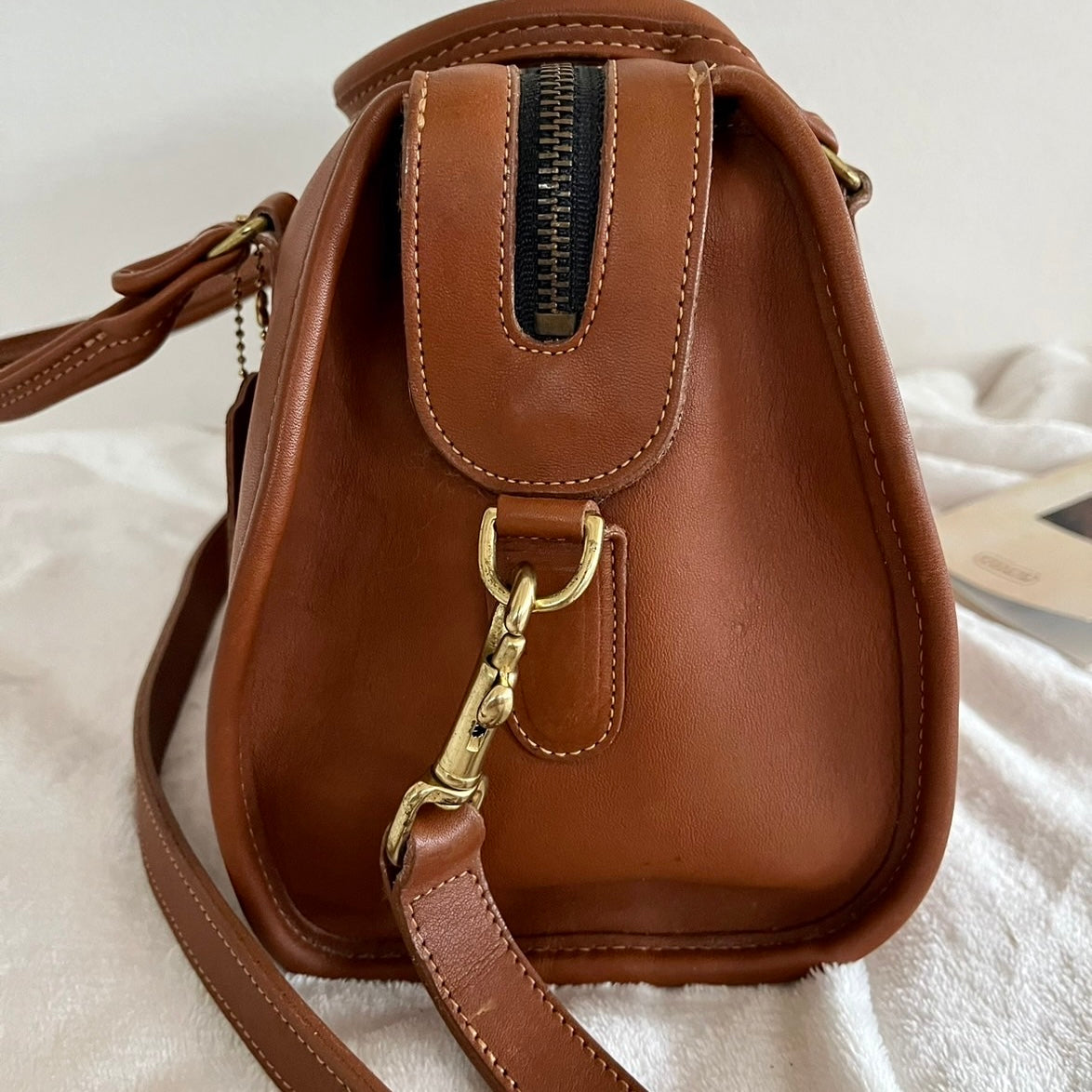 Coach 1166-300 Vintage Broadway Satchel Speedy Doctor Bag UK Tan – US No Fees