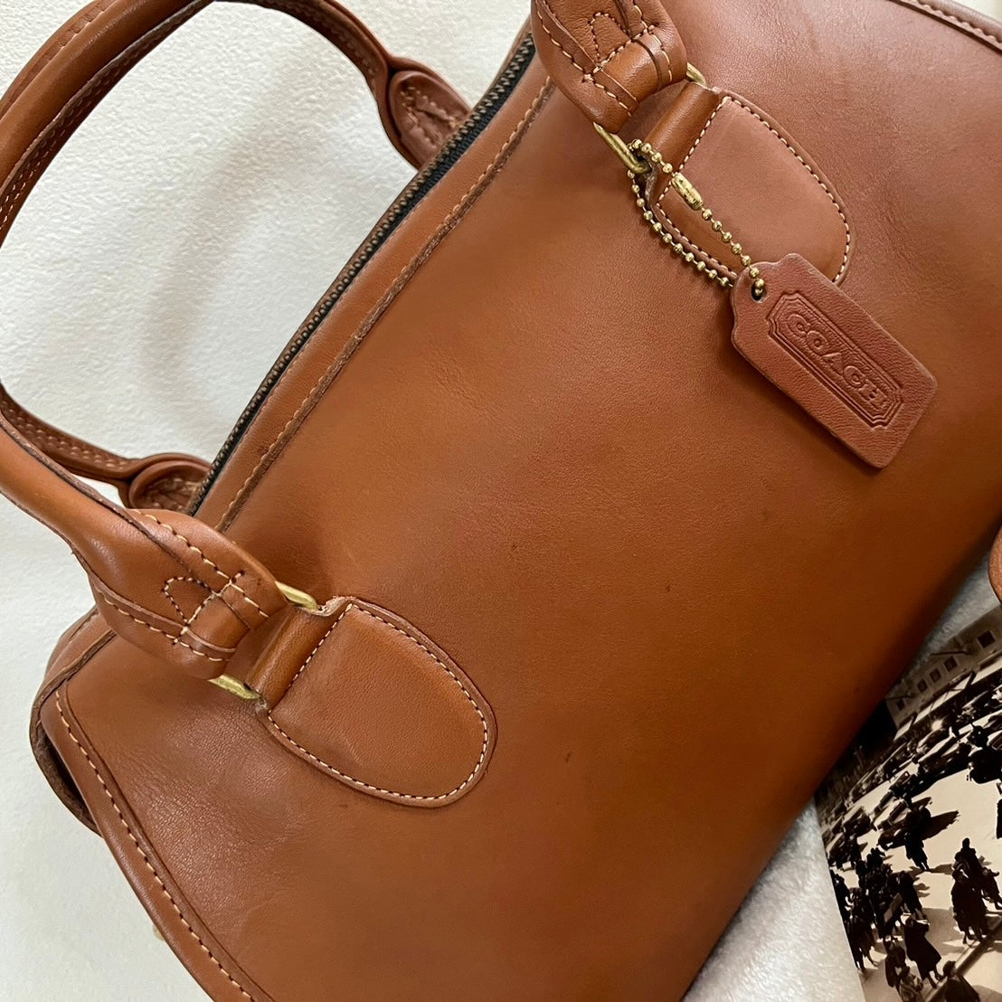 Coach 1166-300 Vintage Broadway Satchel Speedy Doctor Bag UK Tan – US No Fees