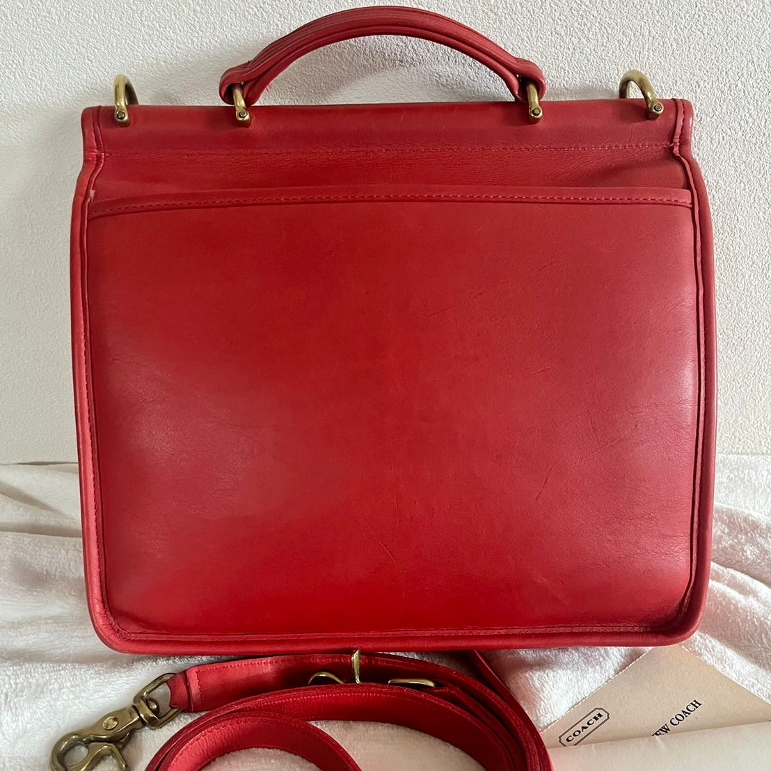 VTG Coach 9927 Red WILLIS Shoulder Bag – All Duties & Taxes Included (US Only)