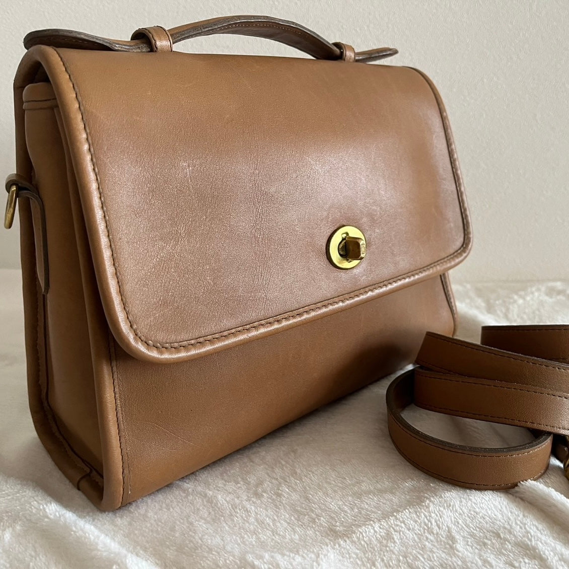 Coach 9870 Brown Court Bag Satchel/Crossbody – Vintage – No Extra Fees US Only