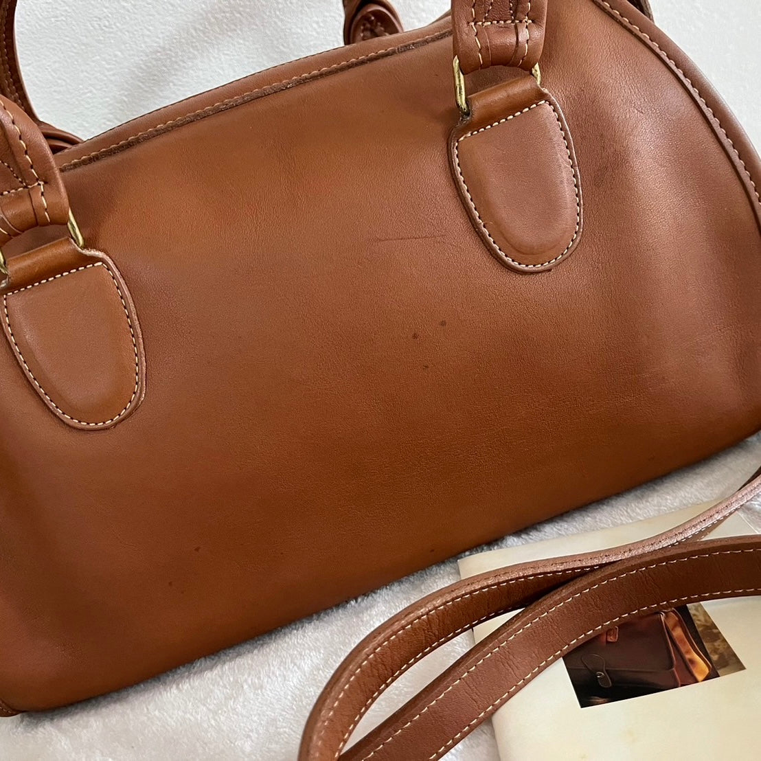 Coach 1166-300 Vintage Broadway Satchel Speedy Doctor Bag UK Tan – US No Fees