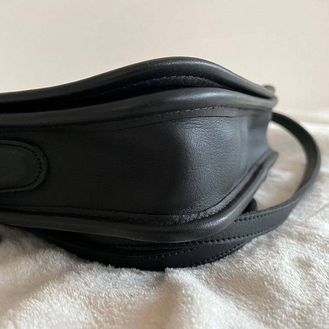 VTG Coach 9755 Black Leather Penny Pocket Crossbody Bag – No Extra Fees US Only