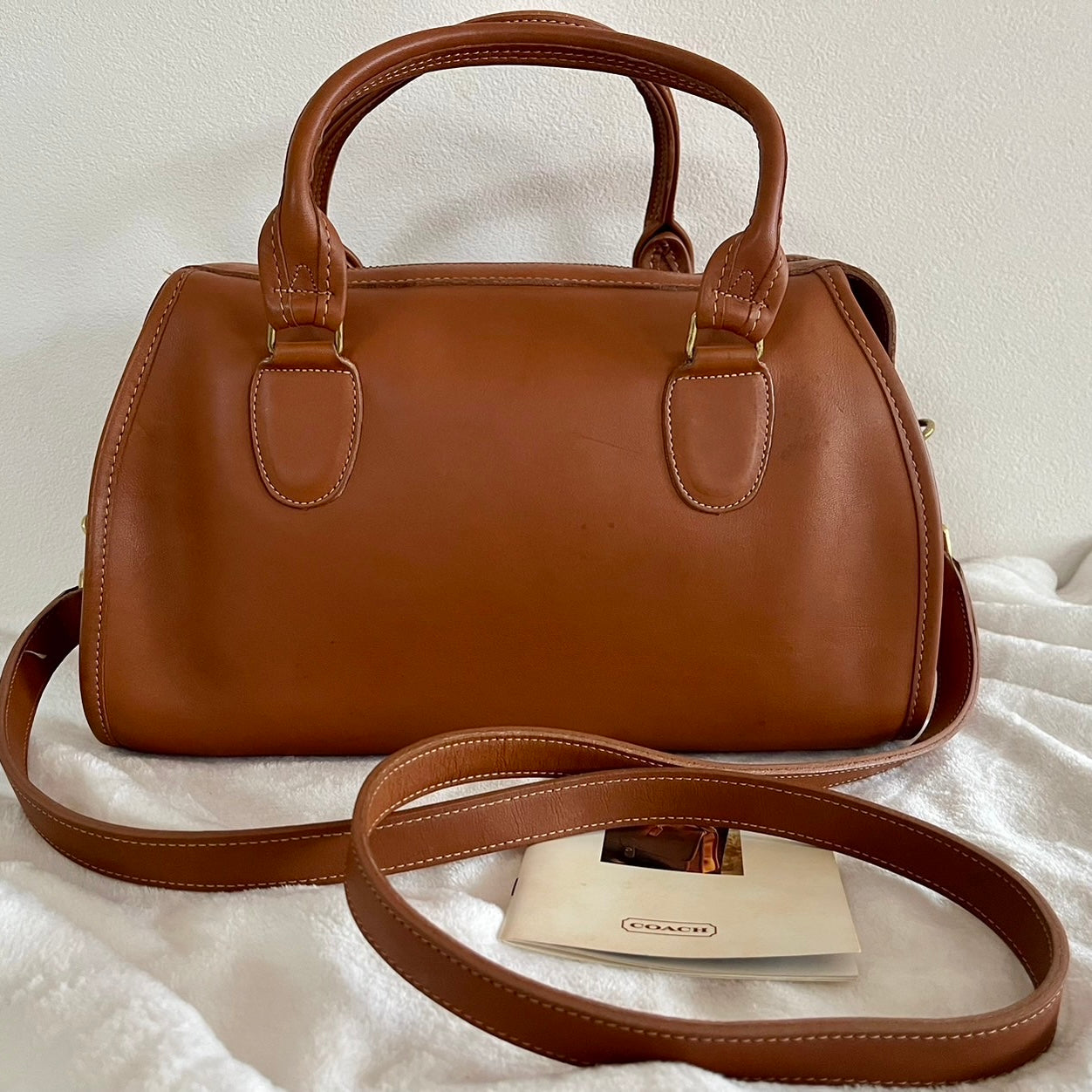 Coach 1166-300 Vintage Broadway Satchel Speedy Doctor Bag UK Tan – US No Fees