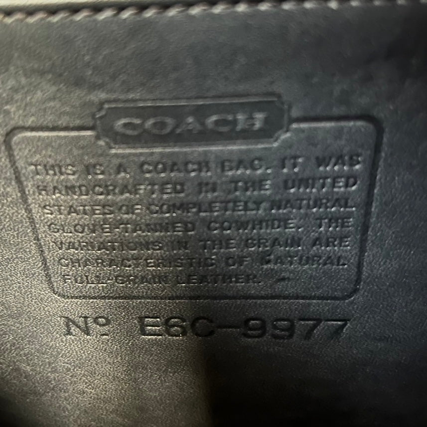 VTG Coach 9977 Navy Blue Manor Crossbody Shoulder Satchel Bag–No Extra Fees US Only