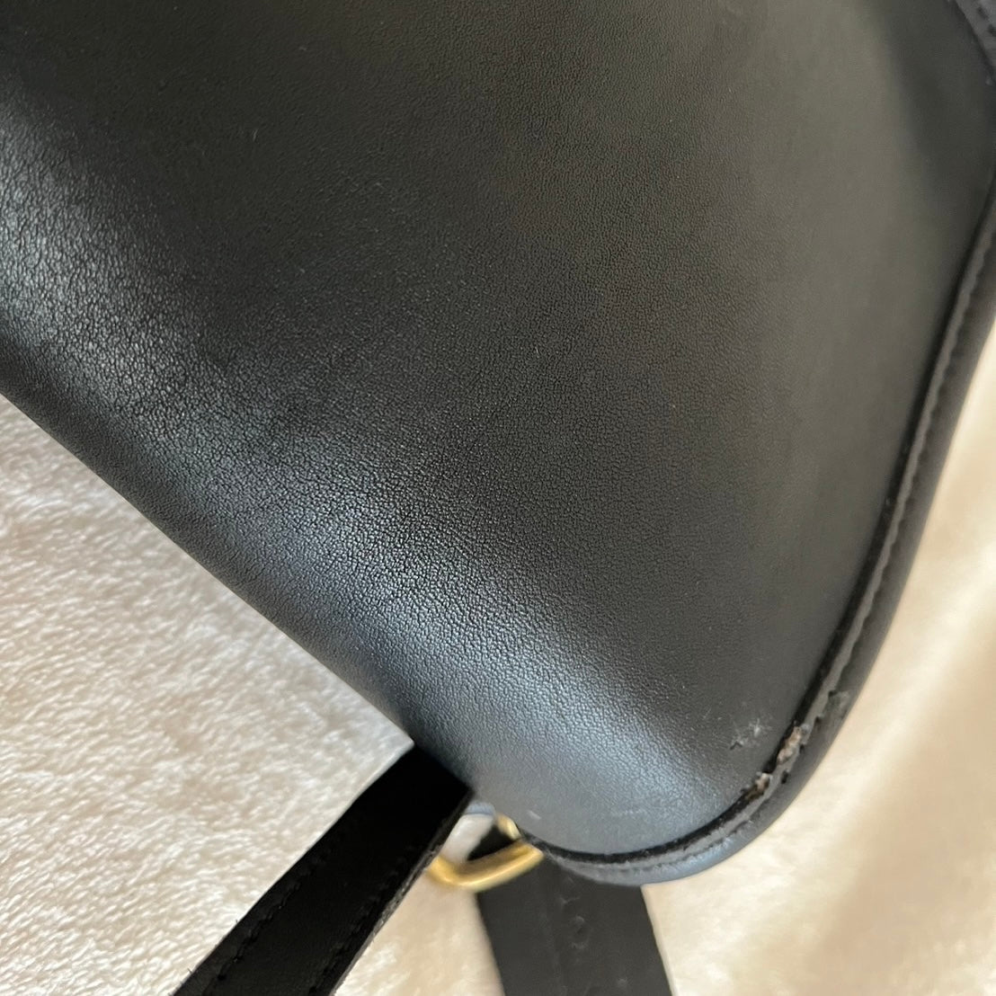 VTG Coach 9755 Black Leather Penny Pocket Crossbody Bag – No Extra Fees US Only