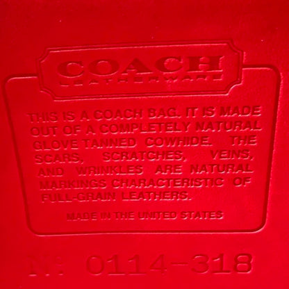 VTG Coach 9927 Red WILLIS Shoulder Bag – All Duties & Taxes Included (US Only)