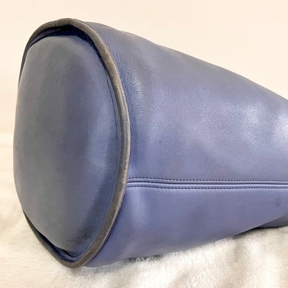 Vintage Coach 9085 Periwinkle Leather Duffle Sac Shoulder Bag - No Fees, US Only
