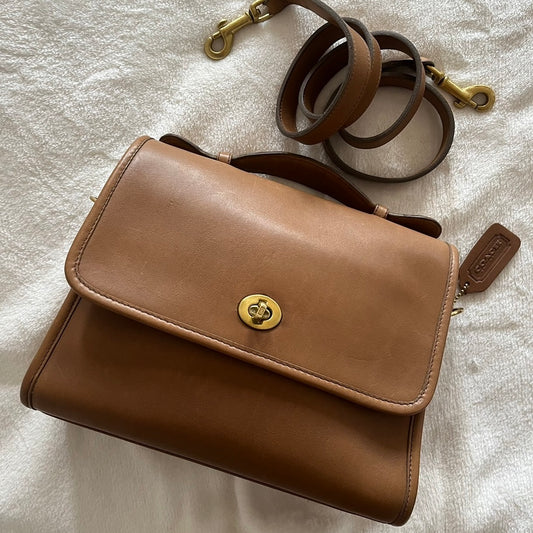 Coach 9870 Brown Court Bag Satchel/Crossbody – Vintage – No Extra Fees US Only