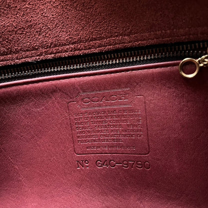 VTG Coach 9790 Rare Burgundy Leather City Crossbody Bag USA – No Fees US Only