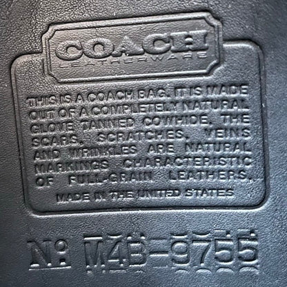 VTG Coach 9755 Black Leather Penny Pocket Crossbody Bag – No Extra Fees US Only