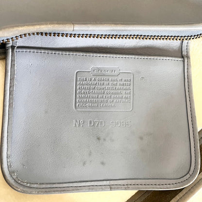 Vintage Coach 9085 Periwinkle Leather Duffle Sac Shoulder Bag - No Fees, US Only