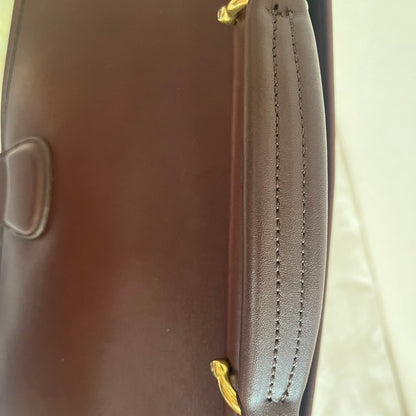 VTG Coach 5266 Pristine Beekman Mahogany Leather Briefcase–No Extra Fees US Only