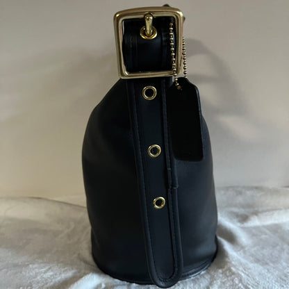 Coach 9953 Black Leather Duffle – Helen Berg’s Legacy – No Extra Fees US Only