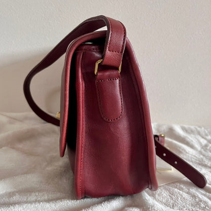 VTG Coach 9790 Rare Burgundy Leather City Crossbody Bag USA – No Fees US Only