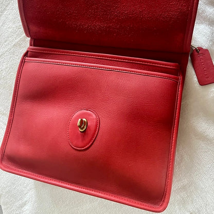 VTG Coach 9927 Red WILLIS Shoulder Bag – All Duties & Taxes Included (US Only)