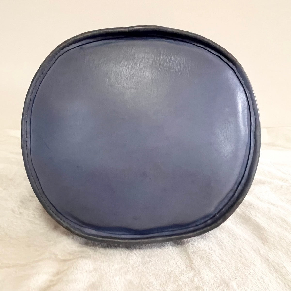 Vintage Coach 9085 Periwinkle Leather Duffle Sac Shoulder Bag - No Fees, US Only