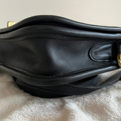 VTG Coach 9755 Black Leather Penny Pocket Crossbody Bag – No Extra Fees US Only