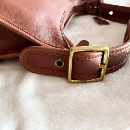 VTG Coach 9966 British Tan Leather Legacy Zip Crossbody Bag – No Fees US Only